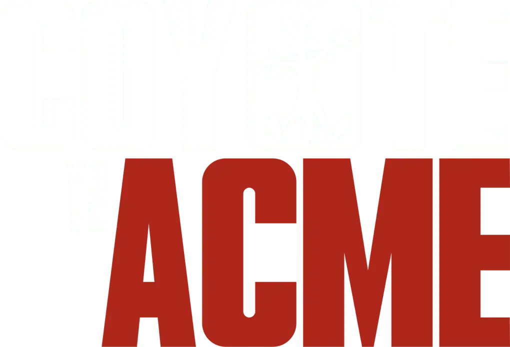Coyote vs. Acme Logo