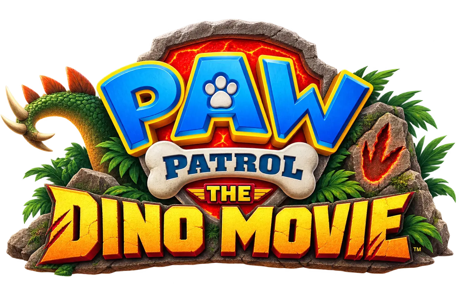 Paw Patrol: The Dino Movie Logo